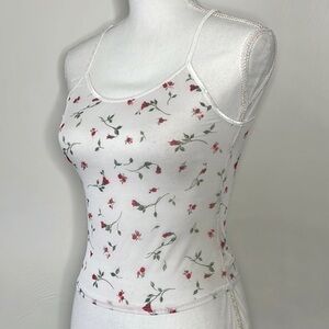 Y2K Mesh Rose Cami